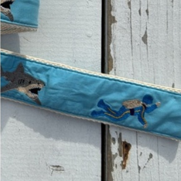 Shark and Scuba Diver Belt by CJ Laing - Picture 2 of 3